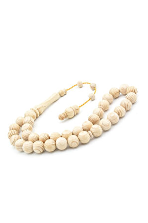 Usta İşi Sistemli Küre Kesim Kokulu Sedir Ağacı Tesbih