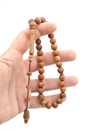 Usta İşi Sistemli Küre Kesim Çınar Ağacı Tesbih