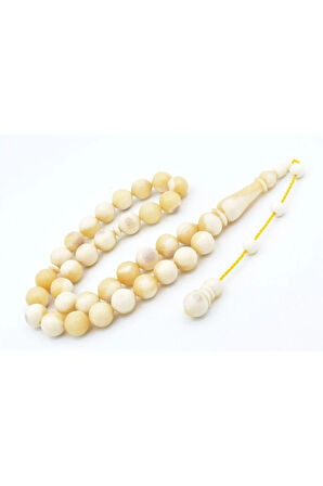 Sistemli Küre Model İri Boy Balina Kemiği Tesbih