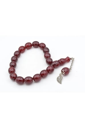Beyzi Kesim Vişne Toz Pres Kehribar Efe Maskot Tesbih