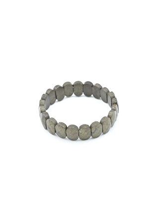 Rolex Model Oval Kesim Hakiki Pirit Taşı Bileklik