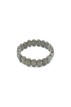 Rolex Model Oval Kesim Hakiki Pirit Taşı Bileklik