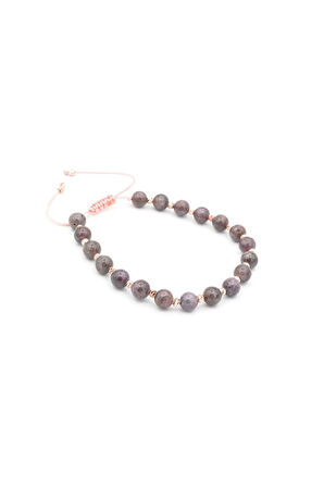 Makrome Model Hakiki Yakut Taşı Bileklik 6.5 Mm