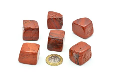 HAKİKİ KÜP KESİM DOĞAL KIRMIZI JASPER TAŞI KAYA PARÇASI 1.KALİTE