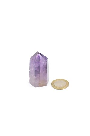 Hakiki Doğal Ametist Taşı Obelisk Parça 64 Gram