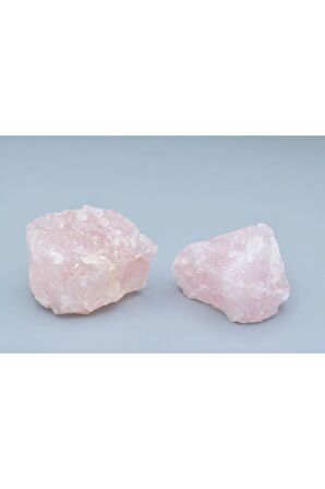 Hakiki Doğal İri Boy Pembe Kuvars Taşı Kaya Parçası