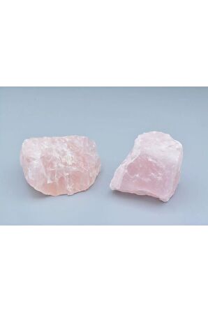 Hakiki Doğal İri Boy Pembe Kuvars Taşı Kaya Parçası