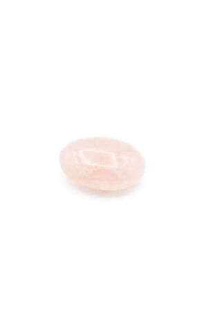 Hakiki Doğal Sabun Şeklinde Pembe Kuvars Masaj Taşı 82 Gram