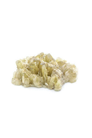 Hakiki Doğal Limon Kuvars Taşı Kaya Parçası 555 Gram