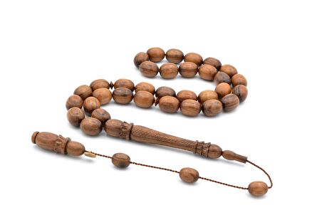 HAKİKİ USTA İŞİ OYMA İMAMELİ KOKULU SANDAL AĞACI TESBİH İRİ BOY 002