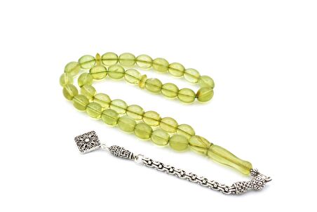 USTA İŞİ ORİJİNAL ARPA KESİM DOMİNİK DAMLA KEHRİBAR TESBİH 14 GR 1.KALİTE