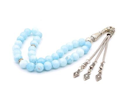 HAKİKİ DOĞAL MAVİ KUVARS TESBİH 1.KALİTE 002