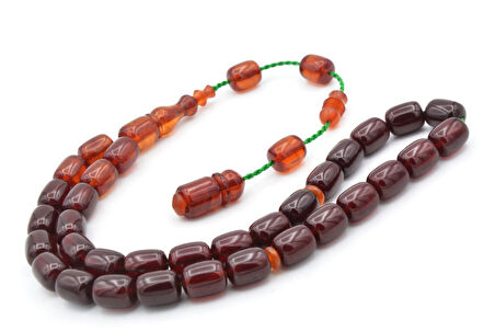 USTA İŞİ SİSTEMLİ FIÇI KESİM RENK SÜZMESİ SIKMA KEHRİBAR TESBİH 087