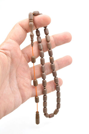 USTA İŞİ SİSTEMLİ KAPSÜL KESİM LİLA SIKMA KEHRİBAR TESBİH 129