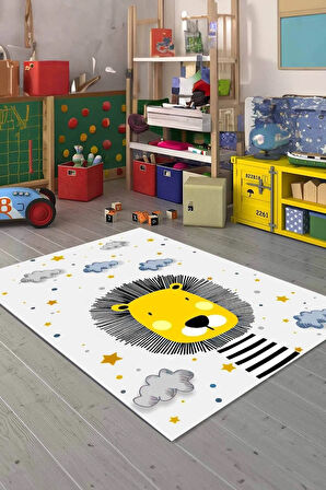 1987 Öğretici Ingilizce Çocuk Oyun Halısı Kaymaz Makinede Yıkanabilir Eğitici Bebek Ve Çocuk Halısı