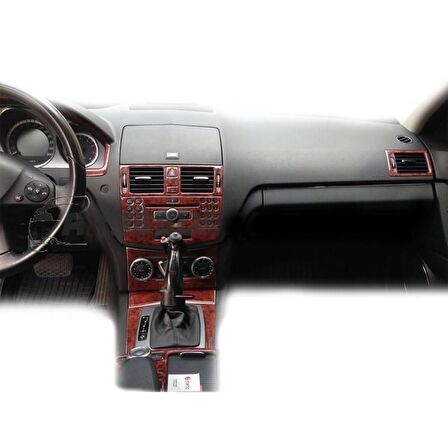 Meriç® Mercedes C180 Ön Torpido Kaplama 17 Parça 2006-2011