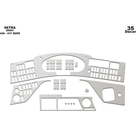 Meriç® Setra S 417 Hdh Ön Torpido Kaplama 35 Parça 2002-›