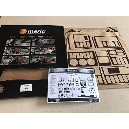 Meriç® Scania R Ön Torpido Kaplama 54 Parça 2009-›