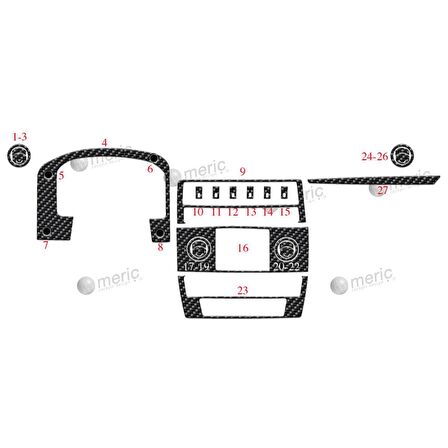 Meriç® Otokar Sultan Ön Torpido Kaplama 27 Parça 2010-2014