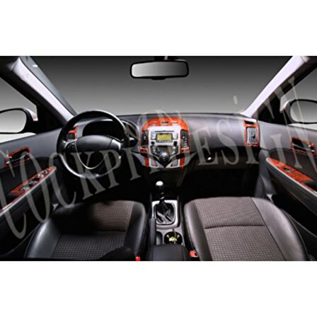 Meriç® Hyundai i30 Ön Torpido Kaplama 18 Parça 2007-2012