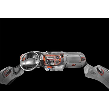 Meriç® Ford Transit Ön Torpido Kaplama 12 Parça 2000-2006