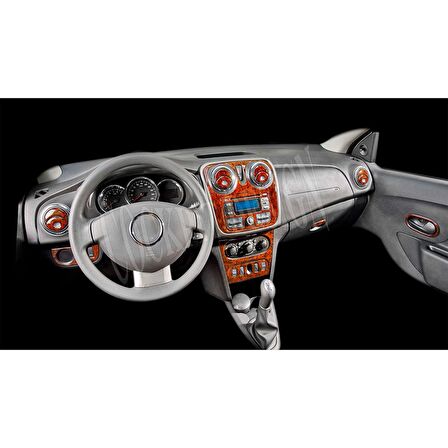 Meriç® Renault Clio Symbol Ön Torpido Kaplama 21 Parça 2012-2019