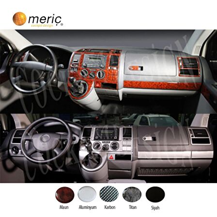 Meriç® VW Transporter T5 Ön Torpido Kaplama 29 Parça 2003-2009