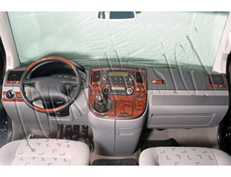Meriç® Volkswagen T5 Multivan Ön Torpido Kaplama 22 Parça 2003-2009
