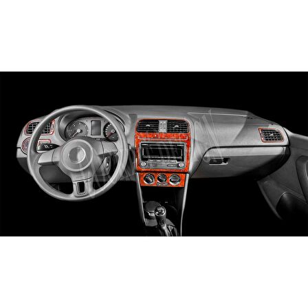 Meriç® Volkswagen Polo Ön Torpido Kaplama 14 Parça 2009-2015