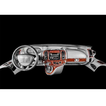 Meriç® Renault Trafic Ön Torpido Kaplama 19 Parça 2016-›