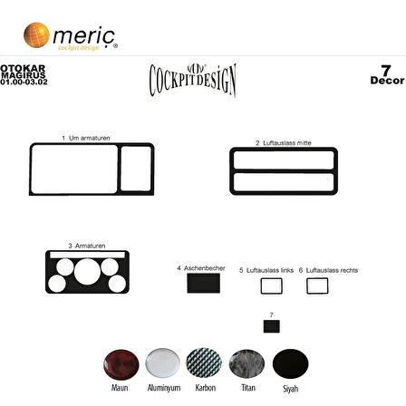 Meriç® Otokar Magirus Ön Torpido Kaplama 7 Parça 2000-2002