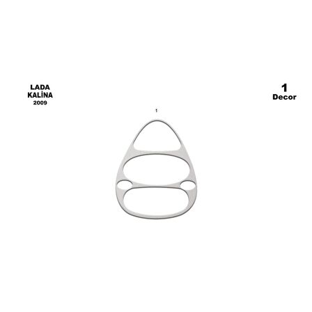 Meriç® Lada Kalina Ön Torpido Kaplama 1 Parça 2007-›