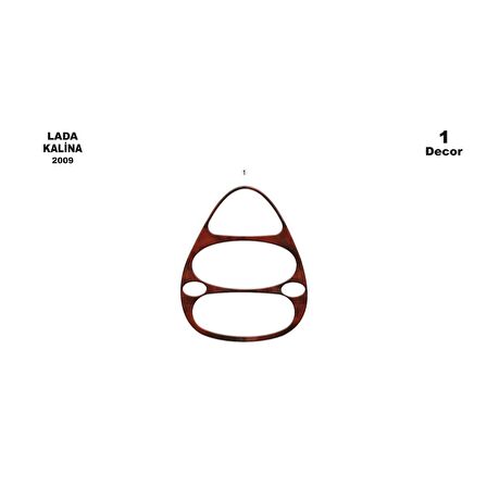 Meriç® Lada Kalina Ön Torpido Kaplama 1 Parça 2007-›