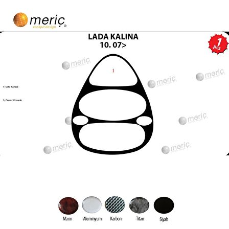 Meriç® Lada Kalina Ön Torpido Kaplama 1 Parça 2007-›