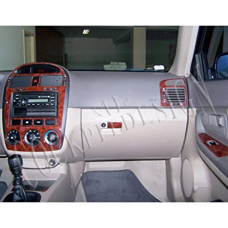 Meriç® Kia Cerato LX Sedan Ön Torpido Kaplama 8 Parça 2004-2007