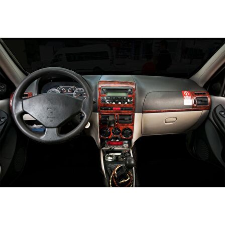Meriç® Fiat Albea/Palio Ön Torpido Kaplama 11 Parça 2005-2012