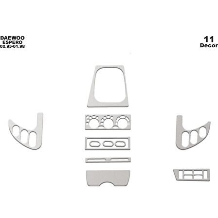 Meriç® Daewoo Espero Ön Torpido Kaplama 11 Parça 1995-1998