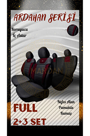 HYUNDAI ACCENT ERA SEDAN 2006-2011 sırt 2+1 oturak BÜTÜN  uyumlu ARDAHAN serisi oto koltuk kılıfı