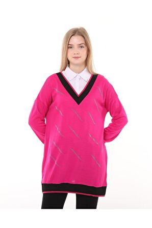 Morden Tunik - Pembe