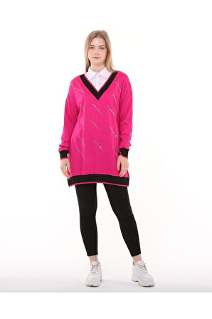 Morden Tunik - Pembe