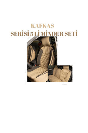 RENAULT SCANIC - 2 5 VE 7 KİŞİ 2004-2008 uyumlu Kafkas Serisi  Koltuk Minderi terletmez