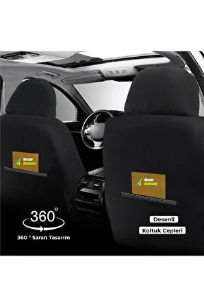 Ford Kuga  SUV  2017-2019 arka sırt 2+1 arka oturak 2+1 Tuğra serisi oto koltuk kılıfı