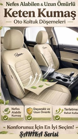 Galaxy MERCEDES C-200 D BLUETEC SEDAN 2017  Uyumlu Şahika Serisi Oto Koltuk Kılıfı