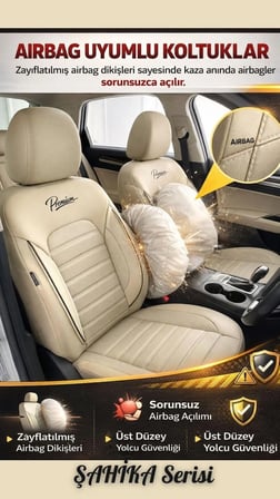 Galaxy HYUNDAI İ-30 HACHBACK 2012-2016 Uyumlu Şahika Serisi Oto Koltuk Kılıfı Fermuarlı