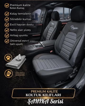 Galaxy HYUNDAI İX-35 SUV 2010 -2000 Uyumlu Şahika Serisi Oto Koltuk Kılıfı Fermuarlı