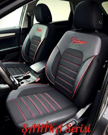 Galaxy AUDI A-4 SEDAN  2001-2004 Uyumlu Şahika Serisi Oto Koltuk Kılıfı Fermuarlı