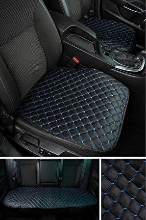 HONDA C-RV JEEP Uyumlu Şark Serisi 3 Parça Deri Cepli Oto Minder Seti