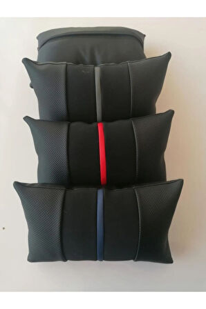 Araç Araba Seyahat Oto Boyun Yastığı Siyah-lacivert Yüzük