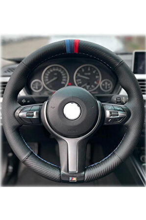Bmw 3 Serisi Nokta Karbon M Yüzük M Dikis Dikmeli Oto Simit Direksiyon Kılıfı
