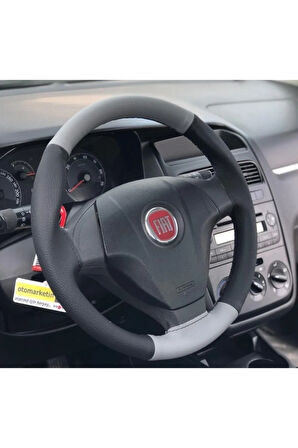 Fiat Linea Çift Renk Deri Direksiyon Kılıfı